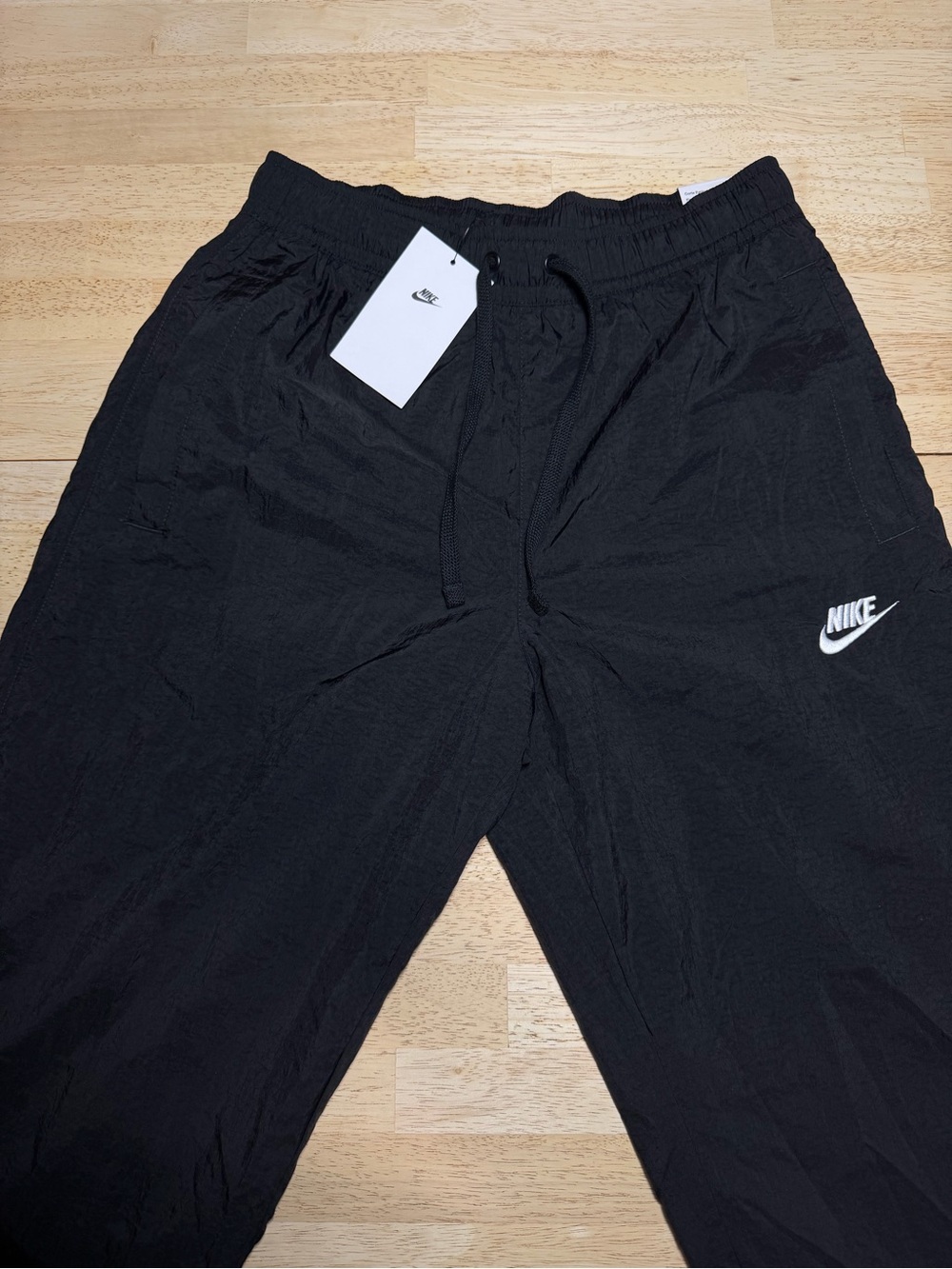 Nike NEW Men’s Black Woven Jogger Pants DR9093-010 Nylon Track Mens Small NWT